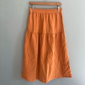 Universal thread rust gauze skirt